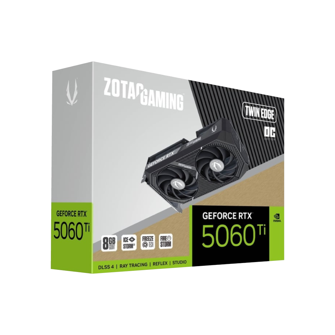 ZOTAC GAMING GeForce RTX 5060 Ti Twin Edge OC 8GB GDDR7 Graphics Card