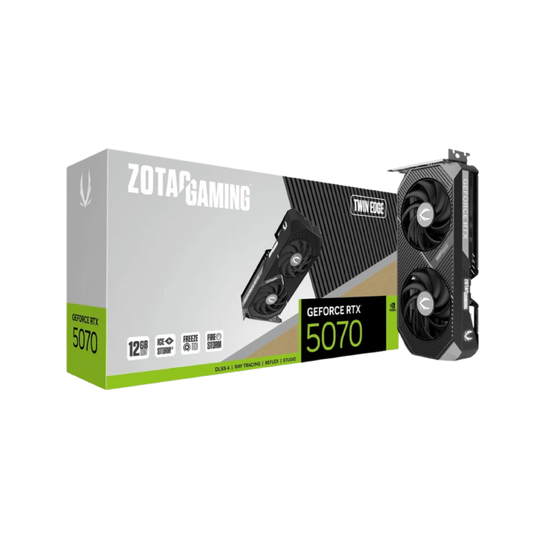 ZOTAC GAMING GeForce RTX 5070 Twin Edge OC 12GB GDDR7 Graphics Card