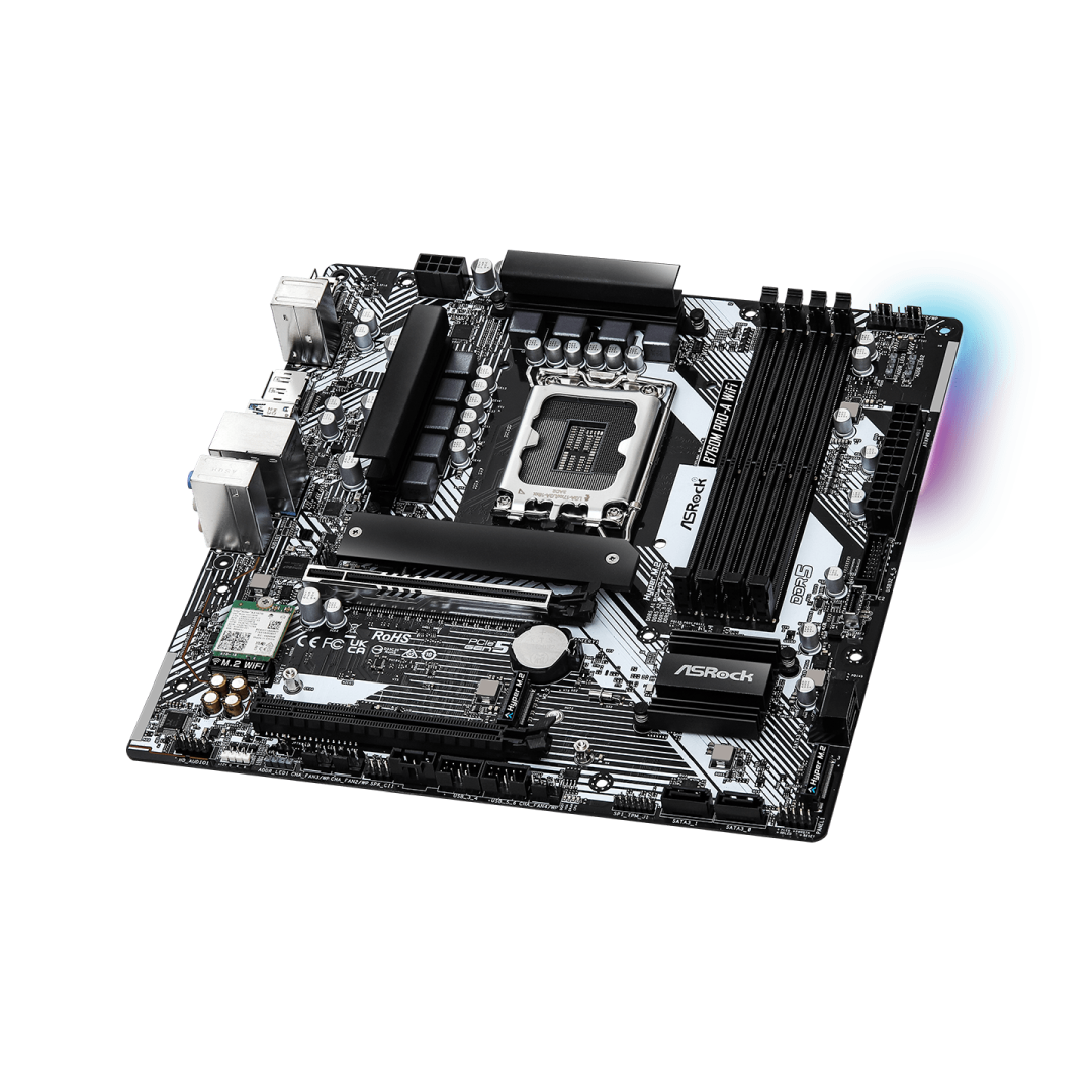 ASRock B760M PRO-A WIFI DDR5 Micro ATX Motherboard 3