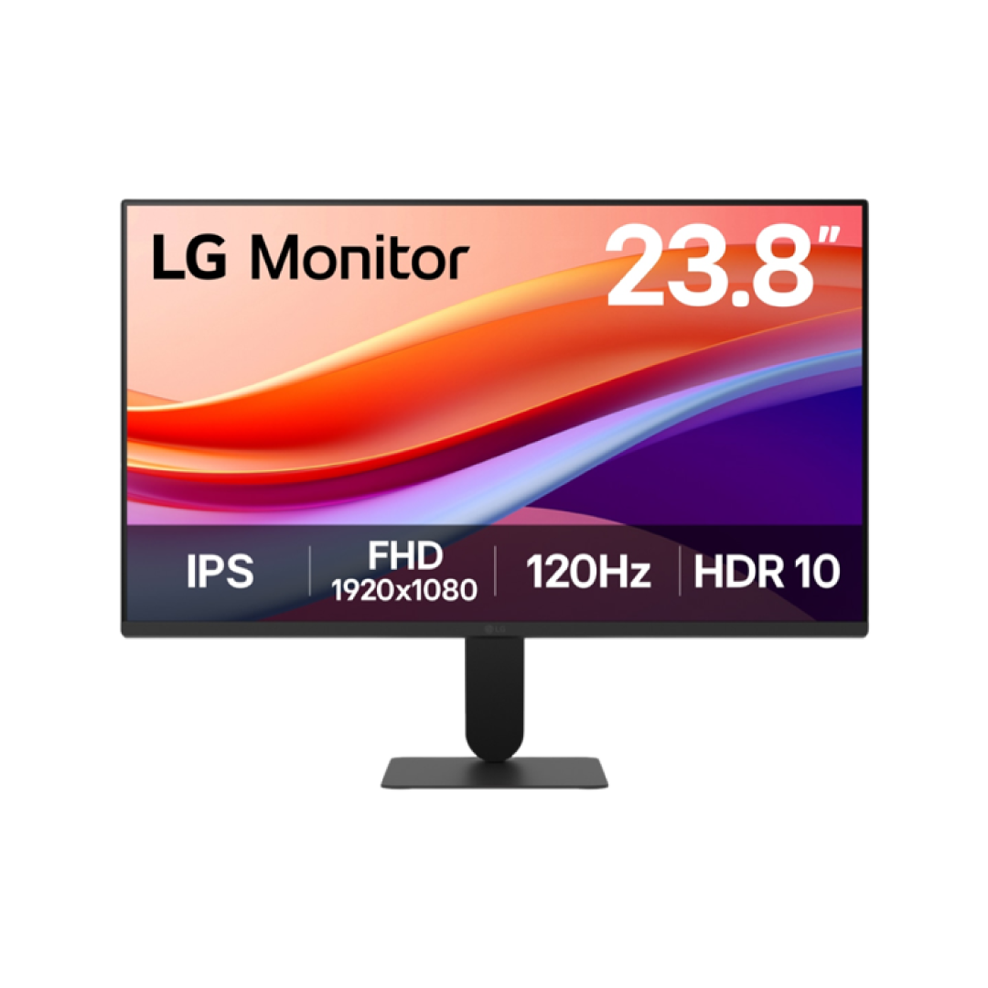 LG 24U411A-B BASIC Monitor – 23.8” FHD IPS, 120Hz