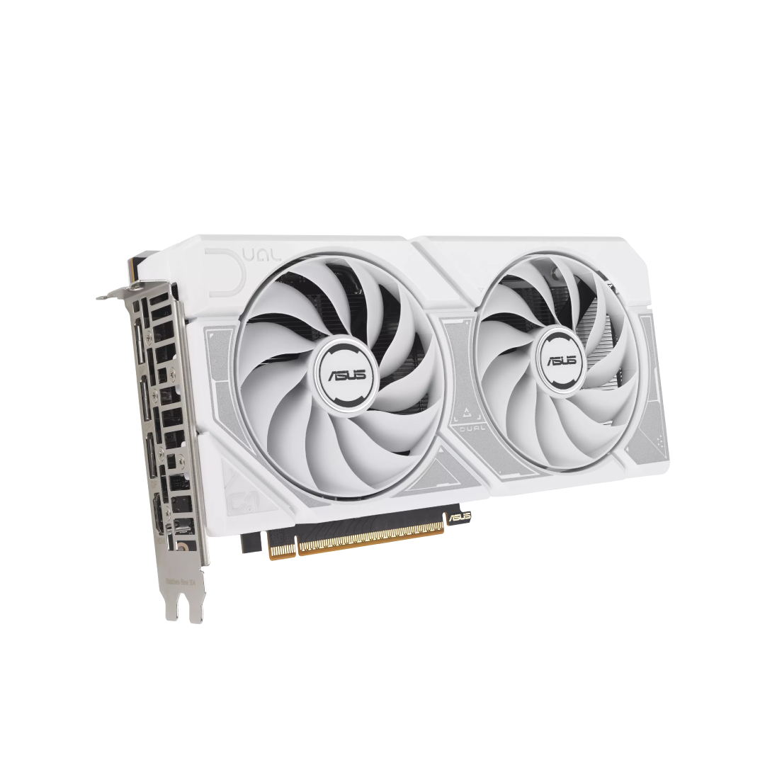 ASUS Dual GeForce RTX 5060 OC White 8GB GDDR7 Graphics Card 3