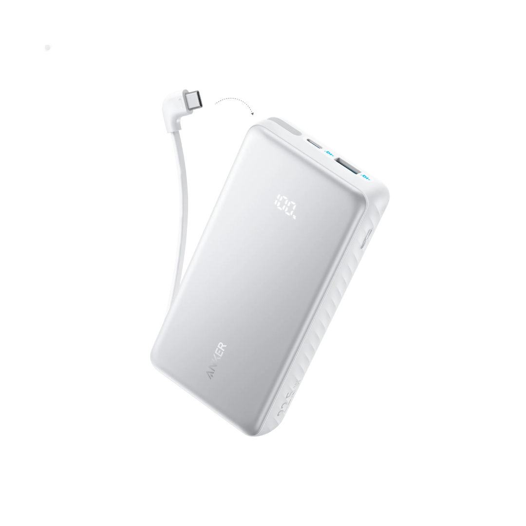 Anker Zolo Power Bank 20K 22.5W — White (A110EH21)