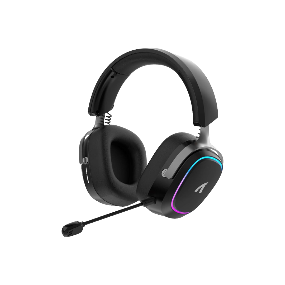 ATTACK SHARK G800 Black – Tri-Mode Wireless Gaming Headset 1