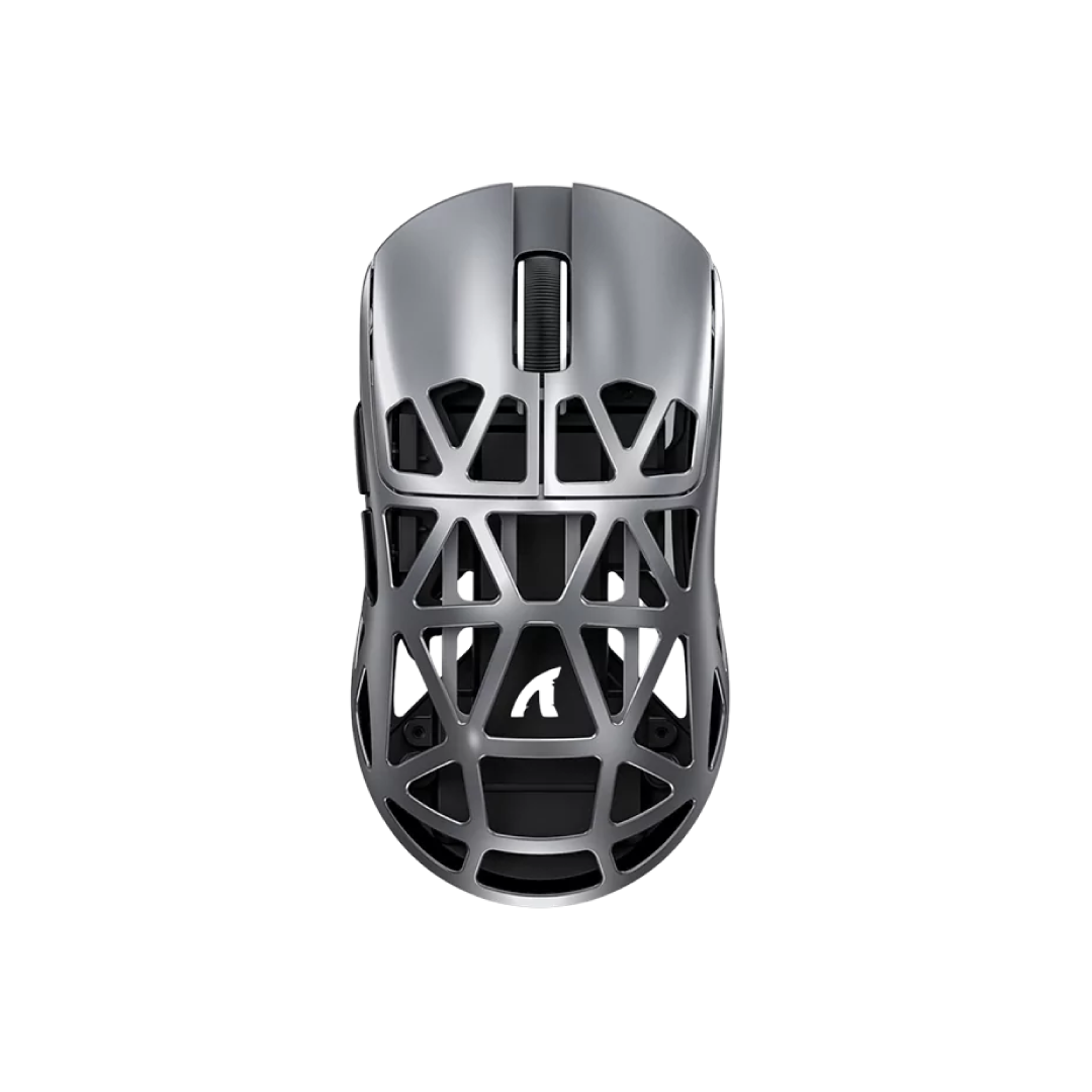 ATTACK SHARK R2 Silver Grey – Magnesium Alloy Wireless 8K Gaming Mouse