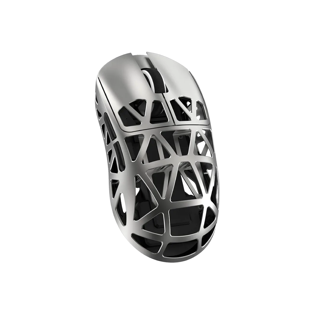 ATTACK SHARK R2 Silver Grey – Magnesium Alloy Wireless 8K Gaming Mouse 1