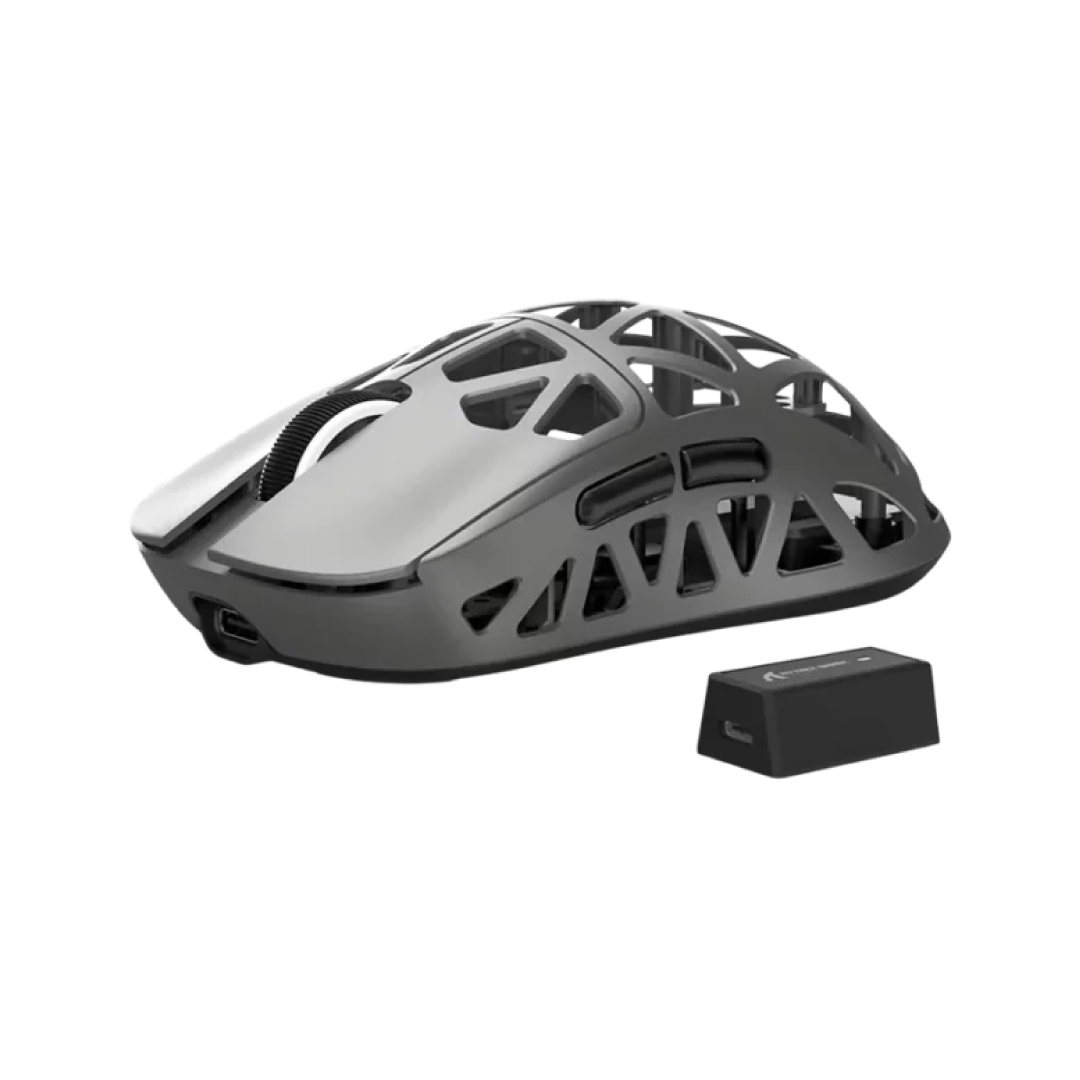 ATTACK SHARK R2 Silver Grey – Magnesium Alloy Wireless 8K Gaming Mouse 2