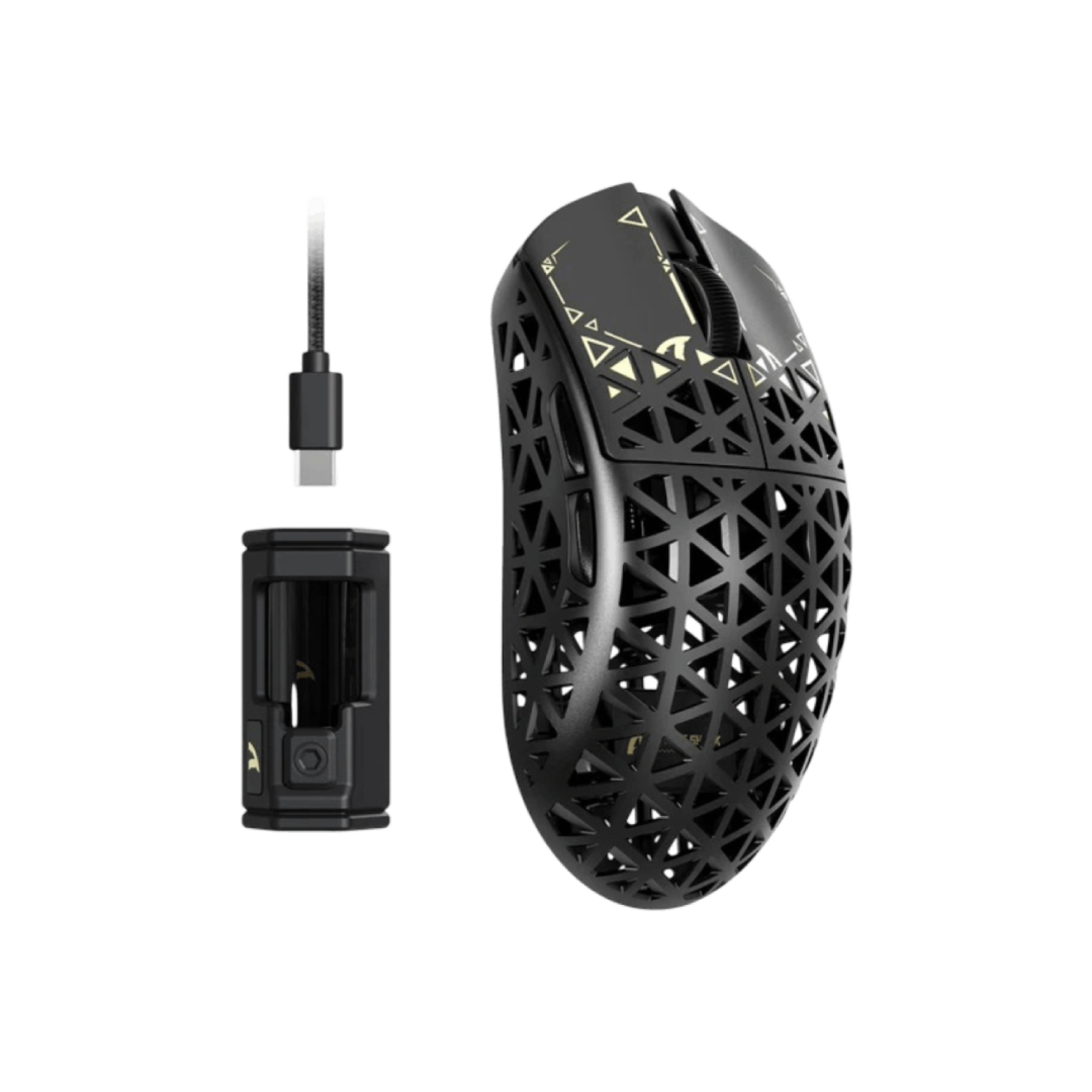 ATTACK SHARK R5 Ultra Black – Ultra-Light Carbon Fiber Wireless 8K Gaming Mouse 4