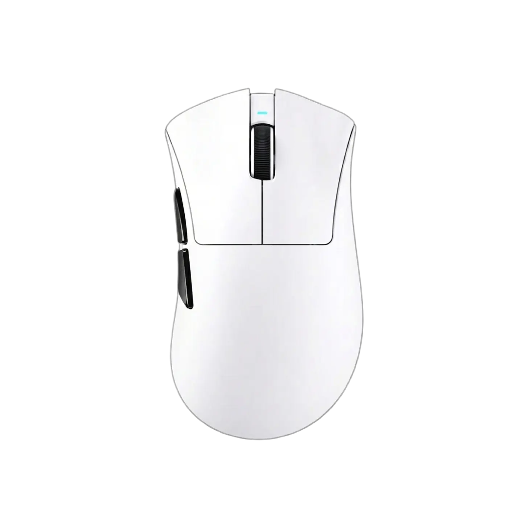 ATTACK SHARK V3 Pro White – Tri-Mode Wireless Gaming Mouse with RGB Charging Dock 1