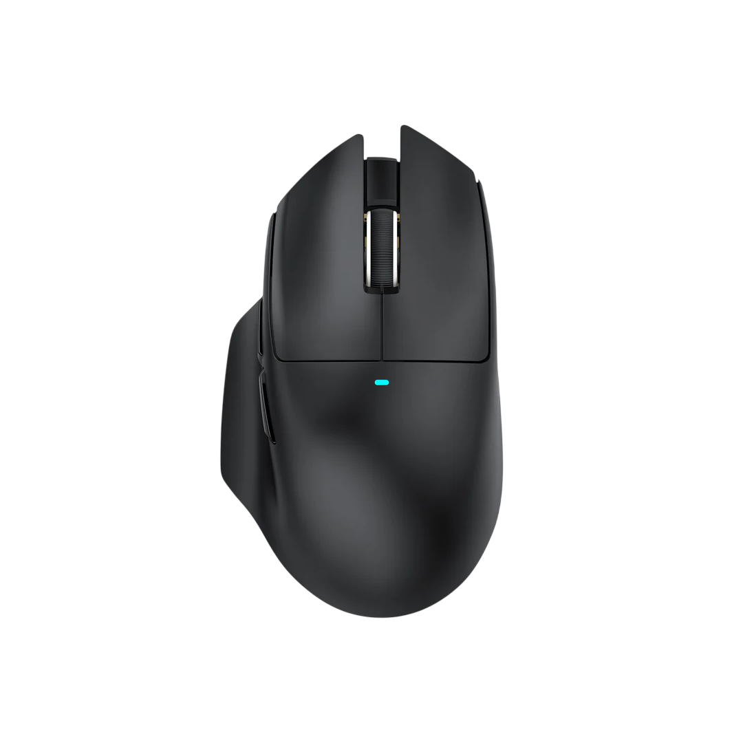 ATTACK SHARK V6 Black – Tri-Mode Wireless Gaming Mouse with RGB Charging Dock 1